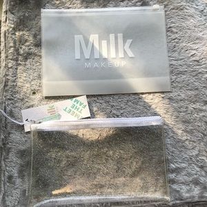Milk makeup makeup bags.